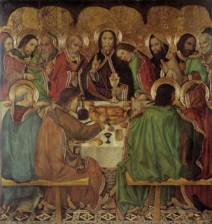The Last Supper. Artist: Huguet, Jaume (1412-1492)