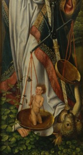 Triptych of the Baptism of Christ (Detail). Artist: Master of Frankfurt (1460-ca. 1533)