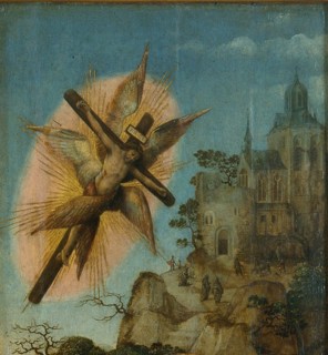 Triptych of the Baptism of Christ (Detail). Artist: Master of Frankfurt (1460-ca. 1533)