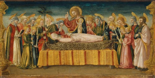 The Dormition of the Virgin. Artist: Neri di Bicci (1418-1492)