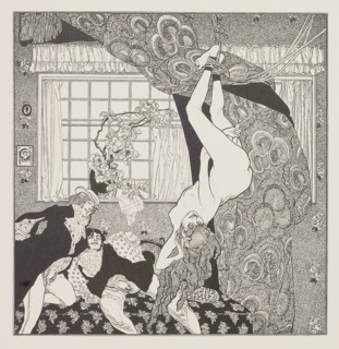 Illustration for the Tales at the Dressing Table by Choisy Le Conin. Artist: Bayros, Franz von (1866-1924)