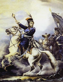 Count Matvei Ivanovich Platov (1757-1818). Artist: Orlowski (Orlovsky), Alexander Osipovich (1777-1832)