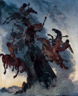 Fog Riders. Artist: Welti, Albert (1862-1912)