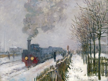 Train in the Snow (The Locomotive). Artist: Monet, Claude (1840-1926)