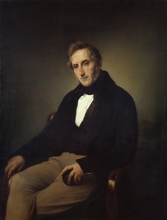 Portrait of the poet Alessandro Manzoni (1785-1873). Artist: Hayez, Francesco (1791-1882)