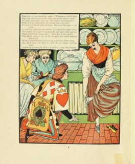 Illustration for Fairy Tale Cinderella. Artist: Crane, Walter (1845-1915)