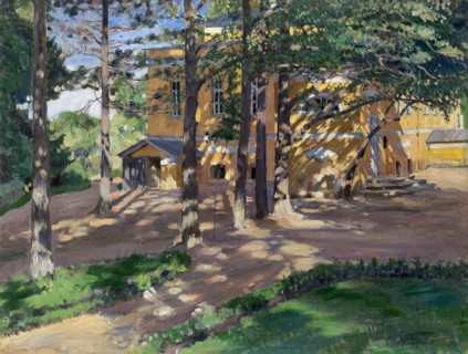 Savva Mamontov's Estate Abramtsevo. Artist: Vinogradov, Sergei Arsenyevich (1869-1938)