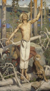 Kullervo's Curse. Artist: Gallen-Kallela, Akseli (1865-1931)