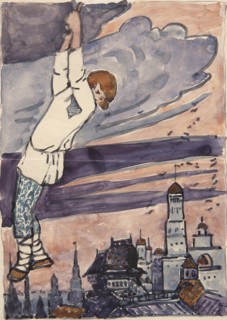 Illustration to the The Tale Synko-Philipko. Artist: Polenova, Elena Dmitryevna (1850-1898)