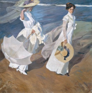 Strolling along the Seashore. Artist: Sorolla y Bastida, Joaquín (1863-1923)