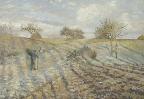 Hoarfrost (Gelée blanche). Artist: Pissarro, Camille (1830-1903)