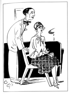Georgy Ivanov and Irina Odoyevtseva. Artist: Anonymous