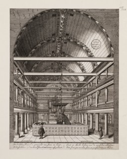 Interior of the Portuguese Synagogue in Amsterdam. Artist: Veenhuysen, Jan (active 1656-1685)