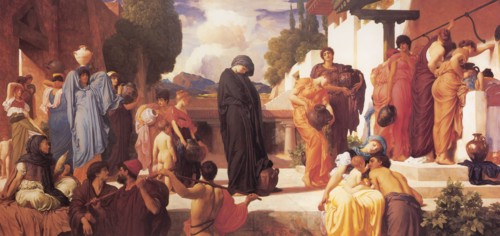Captive Andromache. Artist: Leighton, Frederic, 1st Baron Leighton (1830-1896)