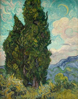 Cypresses. Artist: Gogh, Vincent, van (1853-1890)