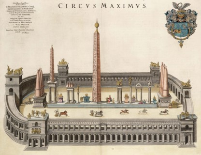 The Circus Maximus (From the Atlas Van Loon). Artist: Blaeu, Joan (1596-1673)