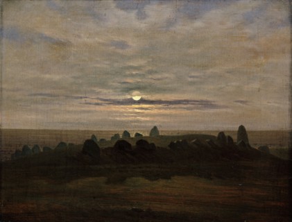 Stone age stronghold at Nobbin, island of Rügen. Artist: Carus, Carl Gustav (1789-1869)