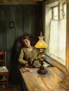 Tired. Artist: Krohg, Christian (1852-1925)