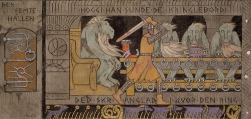 The fifth Hall. Artist: Munthe, Gerhard (1849-1929)