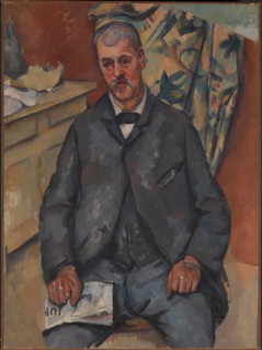 Seated Man. Artist: Cézanne, Paul (1839-1906)