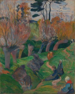 Brittany Landscape with cows. Artist: Gauguin, Paul Eugéne Henri (1848-1903)