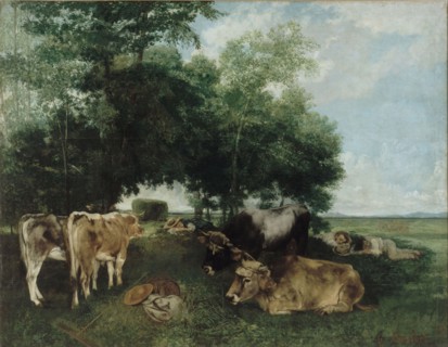 Nap during the Haying Season, Doubs Mountains. Artist: Courbet, Gustave (1819-1877)
