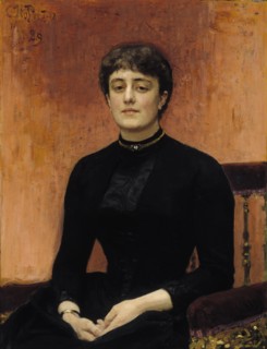 Portrait of Yelizaveta Zvantseva (1864-1921). Artist: Repin, Ilya Yefimovich (1844-1930)