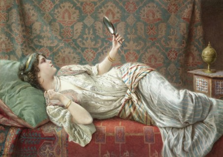 Odalisque. Artist: Ballesio, Francesco (1860-1923)