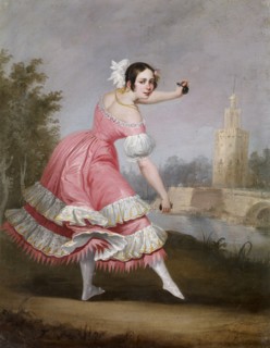 A Bolero Dancer. Artist: Cabral Bejarano, Antonio (1788-1861)