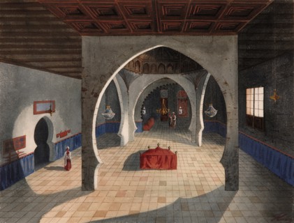 A Mosque. Artist: Flores Ibáñez, Eduardo (active 1870-1889)