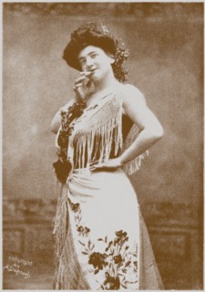 Emma Calvé as Carmen. Artist: Dupont, Aimé (1842-1900)