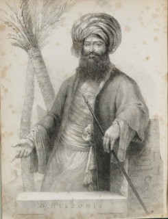Giovanni Battista Belzoni (1778-1823) Frontispiece from Narrative of the Operations and Recent Disco Artist: Anonymous