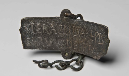 Votive Plaque of Bischof Heraklides, 4th century. Artist: Byzantine Master