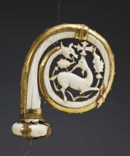 Head of a Crosier with the Depiction of the Lamb, 11th-12th century. Artist: West European Applied Art