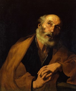 Repentance of Saint Peter, 1630. Artist: Ribera, José, de (1591-1652)