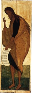 Saint John the Baptist, ca 1408. Artist: Rublev, Andrei (1360/70-1430)