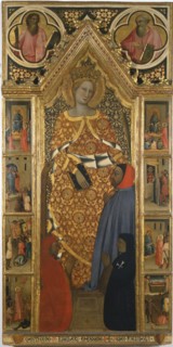 Saint Catherine with scenes from her life, End of 14th cen. Artist: Giovanni del Biondo (active 1356-1399)