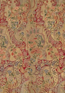 Fragment of Silk Cloth, Early 17th cen. Artist: West European Applied Art