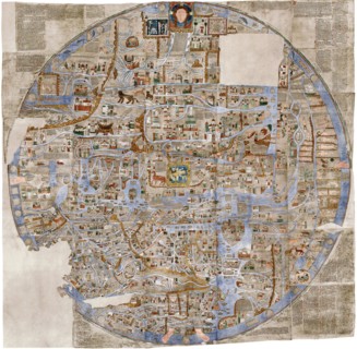 The Ebstorf Map, c. 1300. Artist: Anonymous master