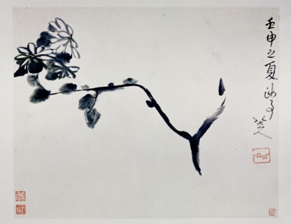Chrysanthemum, 1692. Artist: Zhu Da, (Bada Shanren) (1625-1705)