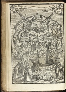 Utopia by Thomas More, 1518. Artist: Holbein, Ambrosius (1494-ca. 1520)