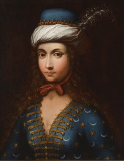 Portrait of Lady Mary Wortley Montagu (1689-1762), 18th century. Artist: Anonymous