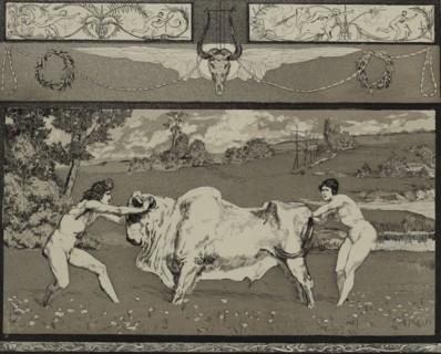 Apollo and Daphne II (From the series Opus II), 1879. Artist: Klinger, Max (1857-1920)