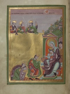Henry III, Holy Roman Emperor (Evangelarium for Henry III), 1039?1043. Artist: Anonymous