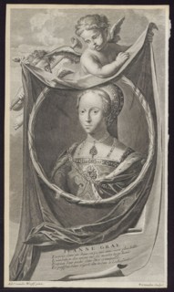 Jane Grey, 1697. Artist: Vermeulen, Cornelis Martinus (1644-1708)