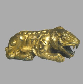 Lion Statuette, 9th century BC. Artist: Scythian Art