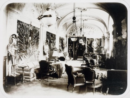 The House of Ivan Paskevich at the English Embankment in Petersburg. The Armory Room, 1860s. Artist: Bianchi, Giovanni (1812-1893)
