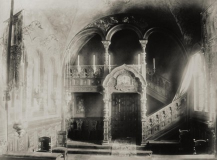 House Chapel at the Stroganov palace in Saint Petersburg, after 1879. Artist: Bianchi, Giovanni (1812-1893)