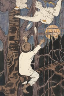 Illustration to the The Tale Synko-Philipko, 1890s. Artist: Polenova, Elena Dmitryevna (1850-1898)