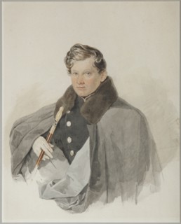 Portrait of Count Sergey Vasilyevich Trubetskoy (1815-1859), 1835. Artist: Sokolov, Pyotr Fyodorovich (1791-1848)